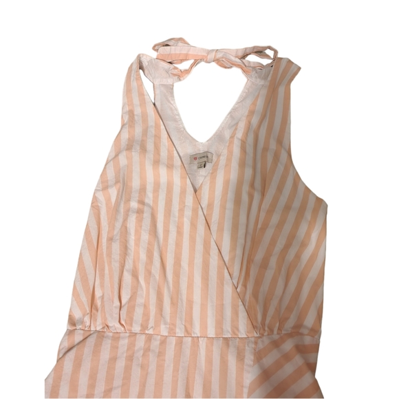 Daniel Cremieux sz 2 striped halter dress 100% cotton - Picture 4 of 9